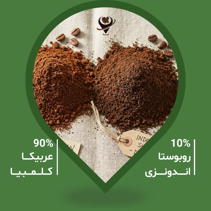پودر قهوه 90 عربیکا کلمبیا اندونزی