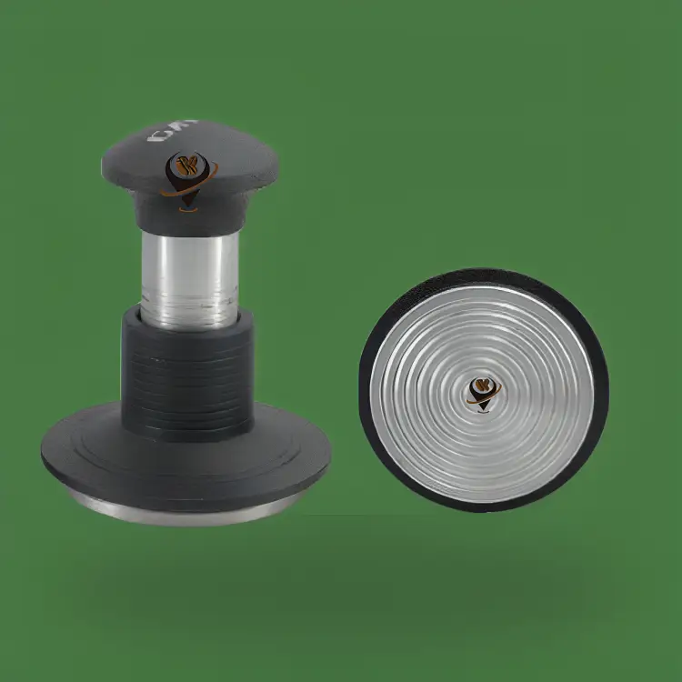 تمپر فنری سایز 58 8سانتی پلاستیک مشکی و فلز استیل