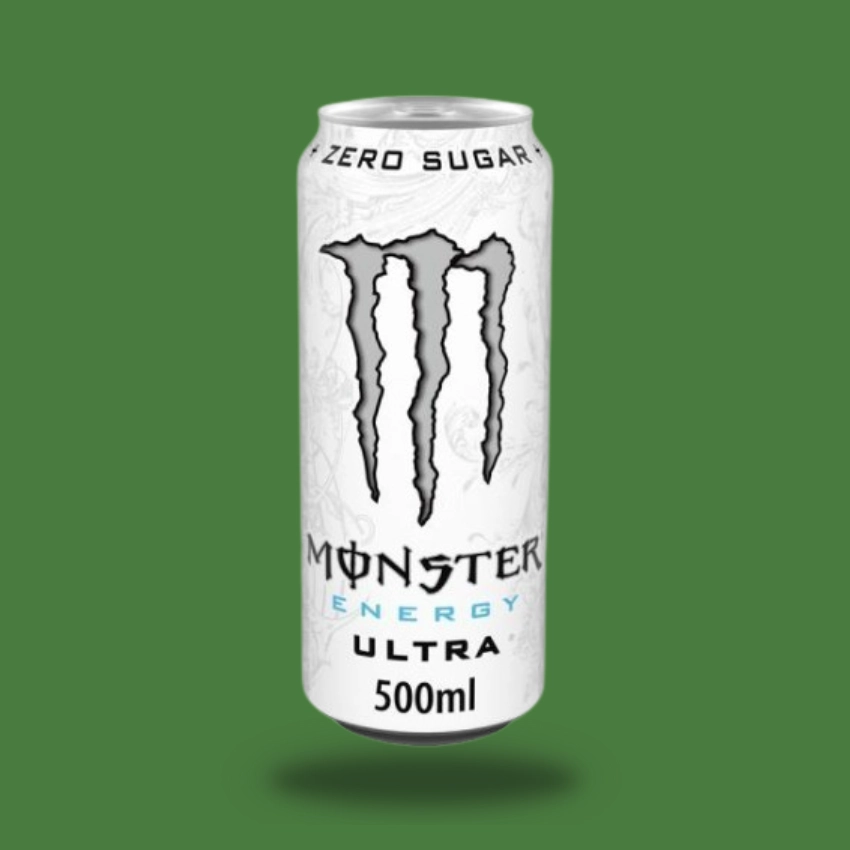نوشیدنی انرژی زا بدون شکر سفید اولترا مانستر 500 میلMonster