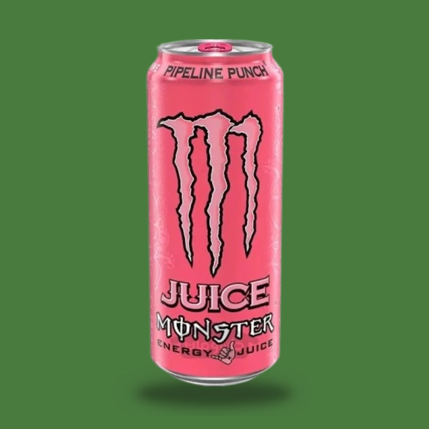 آبمیوه انرژی زا مانستر پایپلاین پانج صورتی