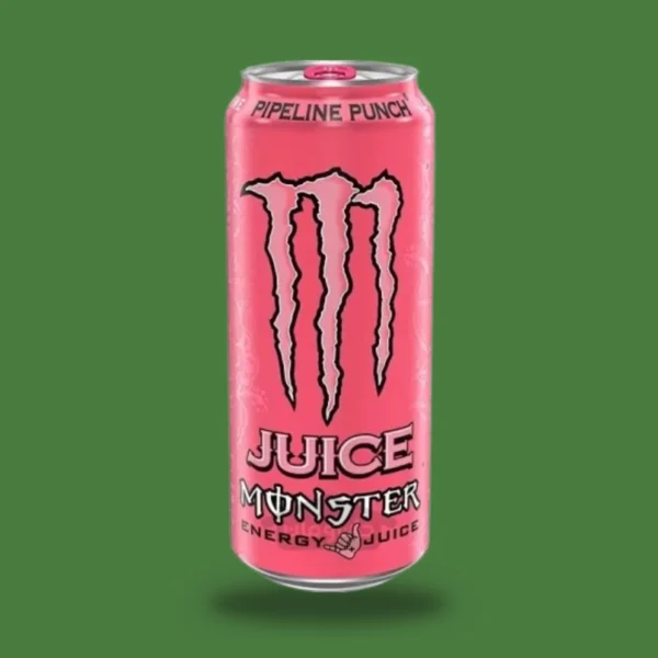 آبمیوه انرژی زا مانستر پایپلاین پانج صورتی